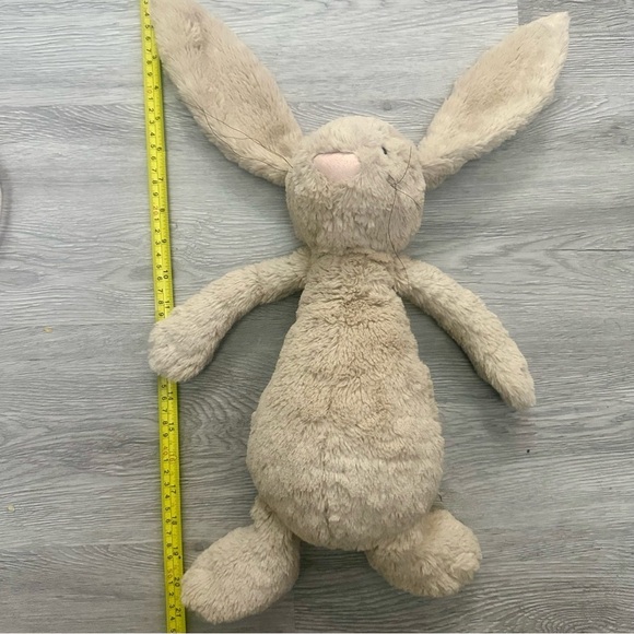 Jellycat Large Bashful Beige Bunny Retired Floppy Ears Plush Stuffed Animal Y2K - Picture 5 of 5